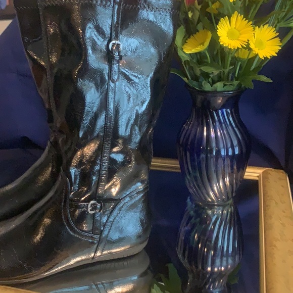 Nordstrom black boots NWT Sz 9 - Picture 3 of 9